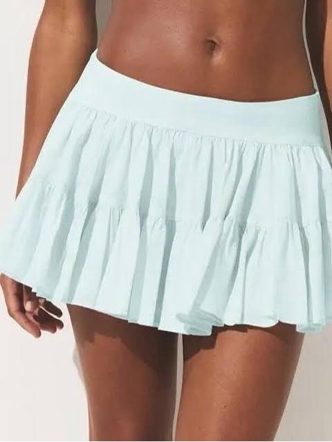 Skims Voile Skirt In Frost